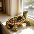 thumbnail image 5 of YYDENG Coastal Resin Turtle Planter Figurine with Whimsical Greenery Design for Desk Shelf Display - A Unique and Playful Home Decor Accent, 5 of 7