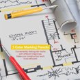 thumbnail image 2 of yeacher Portable Carpenter Pencil Set with Multi-Color Refills for Construction, Bricklaying, and DIY Projects - Includes Sharpener and Durable ABS+Stainless Steel Design, 2 of 6