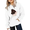 thumbnail image 2 of RMGVDSD Hoodies for Girls Kids Horse Print Long Sleeve Hooded Sweatshirts Back To School Graphic Pullover Tops Fall Winter Clothes Leisure Sweatshirt 8-9 Years, 2 of 4