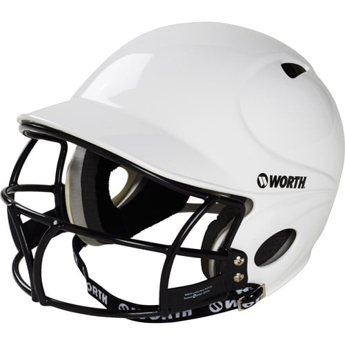 Worth W604991 Kids Baseball/Softball Batting Helmet Blue Low Profile scuffed 