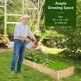 thumbnail image 5 of Costway Wooden Raised Garden Bed Outdoor Wood Planter Box for Vegetables Flowers Fruit, 5 of 9
