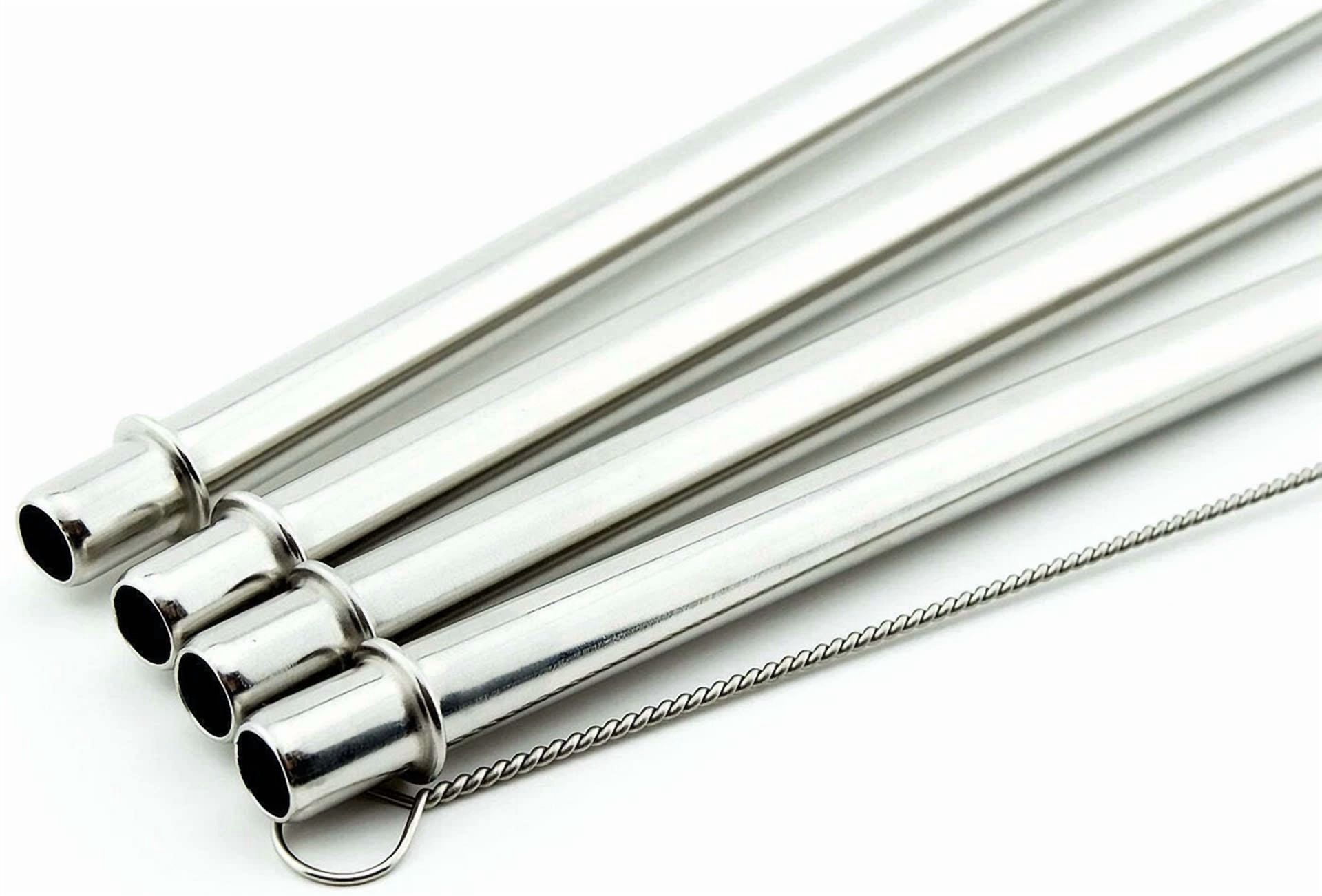 CRESTIN- Cocostraw 30Oz Straw Lid + 4 Stainless Steel Straws Replacement For Yeti Rtic