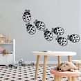 thumbnail image 2 of Ladybug Friends Ladybugs Lady Bug Bugs Cute Animal Insect Vinyl Design Wall Sticker Art Decal Boy Girl Kid Room Bedroom Nursery Kinder Playroom Home Decor Stickers Decoration Size (20x30 inch), 2 of 3