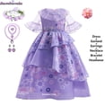 thumbnail image 1 of Belle Dress for Girl Princess Kids Floral Ball Gown Child Cosplay Beauty Costume Disney Fancy Party Clothing For Cosplay Party3T(100) Gao Jinjia LED, 1 of 2