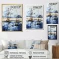 thumbnail image 4 of Designart "Solitude Amidst Winter s Snow VI" Landscape & Nature Floater Framed Canvas Wall Art, 4 of 7