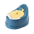 thumbnail image 1 of Orinal de entrenamiento para bebé, orinal de viaje para niños pequeños, fácil de limpiar, antideslizante, interior, extraíble, orinal para niño, Azul, 1 of 8
