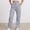 Grey, variant on Trendfront Girls Cargo Pants Elastic Waist Drawstring Sweatpants Comfortable Utility Style Performance Kids Long Trousers Age 3-14Y