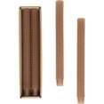 thumbnail image 1 of Creative Co-Op Unscented Hobnail Taper Candles in Box, Set of 2, Cappuccino, 1 of 3