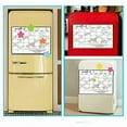 thumbnail image 4 of AuroraX Daily Magnetic Fridge Calendar 12 Monthly Weekly Planner,DIY Dates 11"x8" Magnet Calendar Whiteboard with 2 Markers and Eraser,Dry Erase Reusable Notes, 4 of 8