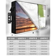 thumbnail image 7 of Sage Green Grey Abstract Outdoor TV Cover 30 to 32 inch Modern Graffiti Brush Art Waterproof Dustproof TV Covers for Outside with Zipper Remote Control Pocket Flat Screen Protectors, 7 of 7