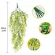 thumbnail image 4 of Xihbxyly Enredaderas Colgantes Artificiales, Vegetación Artificial para El Hogar, Decoración de Pared con Flores Vibrantes, para Bodas, Balcones, Decoración Interior y Exterior, 80 Cm de Largo, Juego, 4 of 7