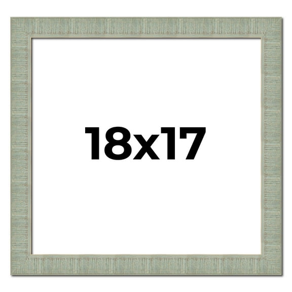 18x17 Frame Green Desert Pear Solid Wood Picture Frame | 1.625 Inch Moulding Width | Interior Frame
