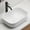 White-Oval, variant on Bathroom Vessel Sink,Small Sink Above Counter,White Porcelain Ceramic,Bathroom Vanity Sink,Oval