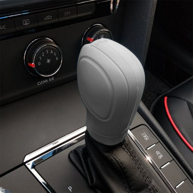 CHOK Car Gear Shifter Knob Cover Elastic Car Automatic Shifter Protector Cover Universal Antl-Slip Auto Knob Gear Stick Protector Vehicle Accessories