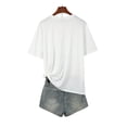 thumbnail image 2 of ES SIEMPRE IDEA Camiseta holgada de algodón, transpirable y cómoda, adecuada para niñas Camiseta para adultos, hombres, mujeres, adolescentes, adolescentes, jóvenes Camiseta deportiva informal, 2 of 6