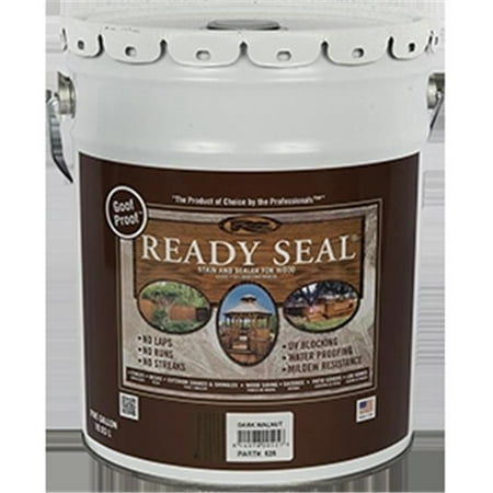 Ready Seal 816078005256 525 5g Stain & Sealer for Wood - Dark (Best Exterior Wood Stain Sealer)