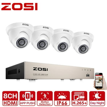 Kit Videosorveglianza ZOSI 4 Telecamere 1080p Con DVR 8CH E 1TB - Visione Notturna 80ft E Rilevamento Movimento - Foto 13