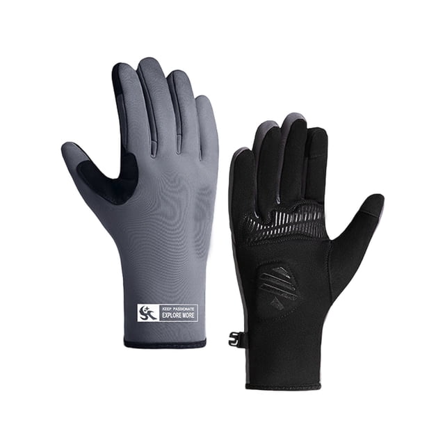 AWZXDE Thermal Gloves Unisex Winter Cycling Gloves Windproof Thermal Riding Mittens With Slip Absorption