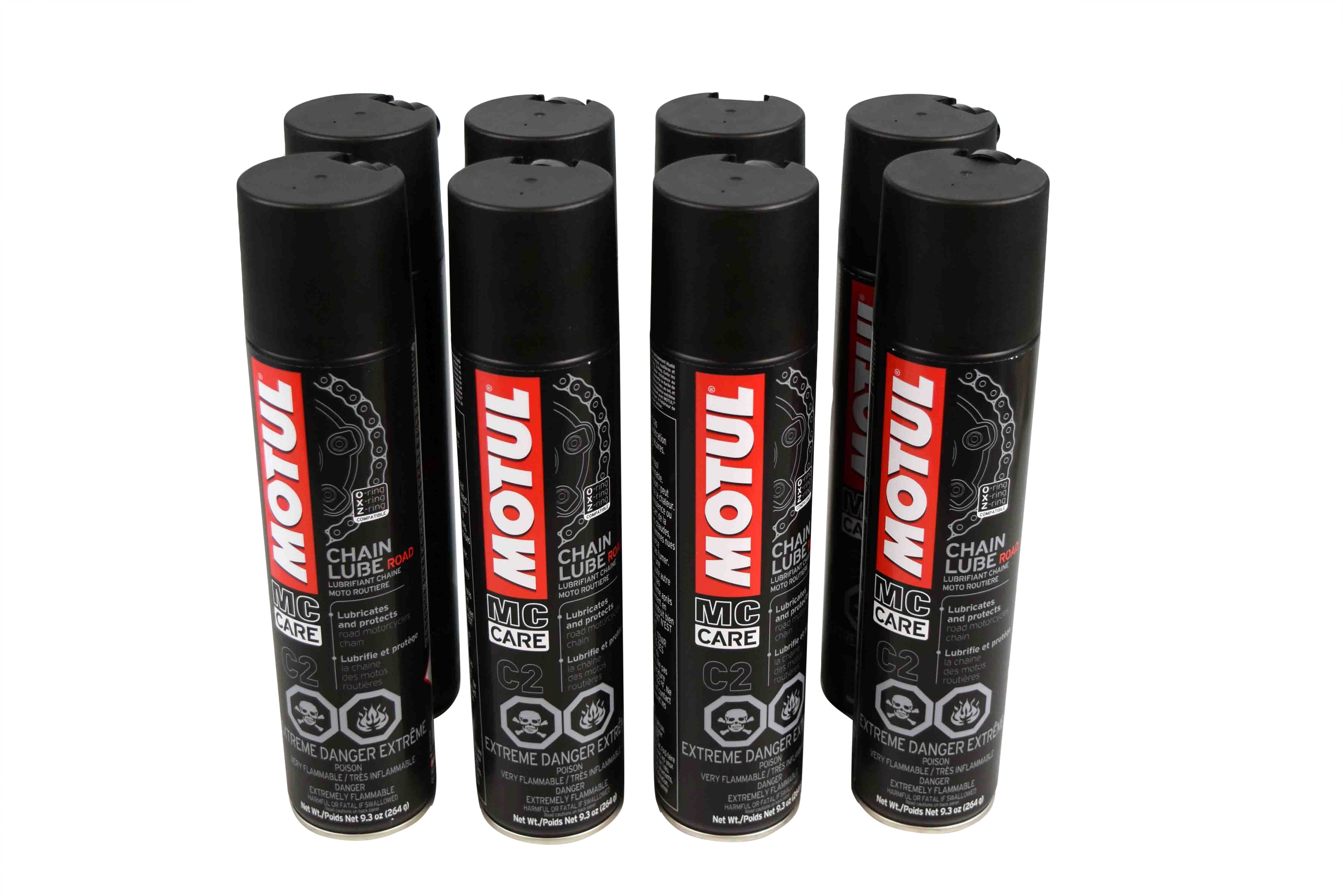 Motul 103244 C2 Chain Lube Road, 9.3 oz 8 pck