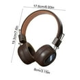 thumbnail image 3 of Yarino Wireless Bluetooth 5.4 Headphones with Low Latency, Foldable Soft Headband, High Battery Life - for Gaming & Sports, 3 of 6