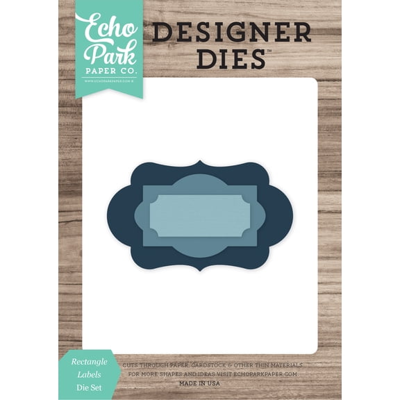 Rectangle Labels Medium Die Set