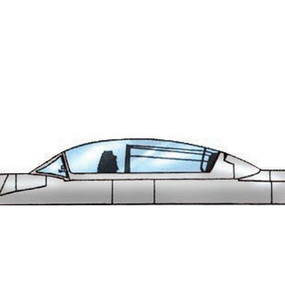 T-33 Shooting Star Vacuform Canopy for Hobbycraft, Academy (1/48 kit accessory)