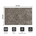 thumbnail image 5 of Black and Tan Leopard Print Door Rugs,Washable Non Slip Door Mats Indoor,Decorative Door Mats,Entry Mat Indoor for Entrance,Bedroom,Kitchen,Bathroom,20"x32", 5 of 6