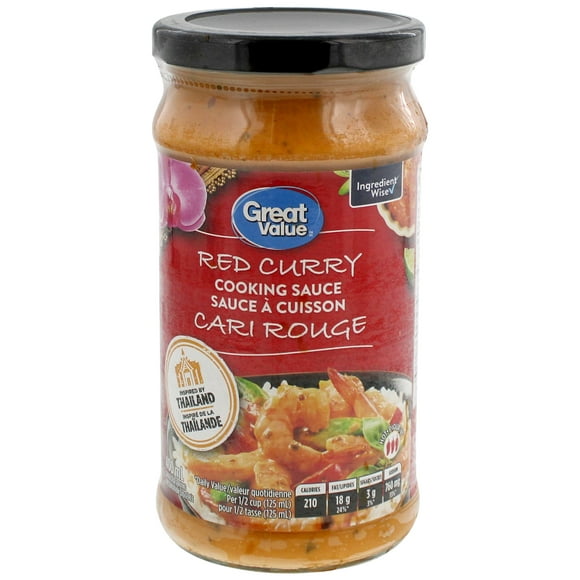 Great Value Red Curry Cooking Sauce, 400 mL