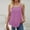 Purple, variant on pstuiky Tank Tops Women, Women Casual Sleeveless Striped Round Neck Top Blouse Summer Fashion Print Ladies T Shirt Loose Fit Comfortable Wear Plus Size Available Black L