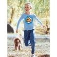 thumbnail image 2 of Comic Style Pizza Long Sleeve Toddler -Image by Shutterstock,  2 Toddler, 2 of 4