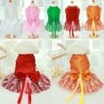 thumbnail image 2 of Lace Printing Pet Dress - Waist Belt - Soft Comfortable Silky Surface - Dress-up Breathable - Summer Kitty Clothes - Dog Outfits - Cupcake Skirt - for Outdoor, 2 of 8