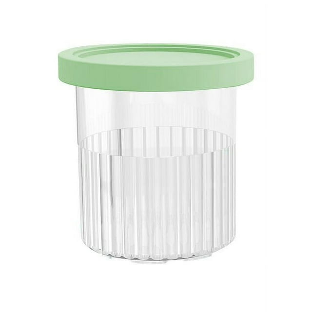 CNKOO Creami Pint Container Compatible With NC501 NC500 Series Creami Deluxe Ice Cream Machine with Leak Proof Lid Dishwasher Washable(Green 1 Pack)