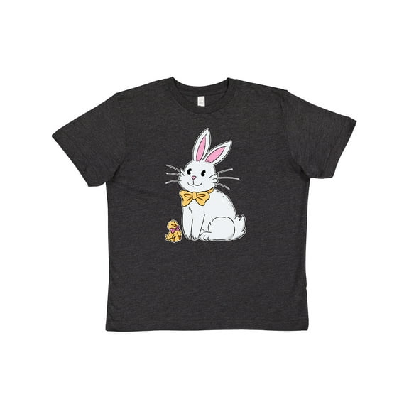 Inktastic Easter Cute Bunny and Chick Youth T-Shirt