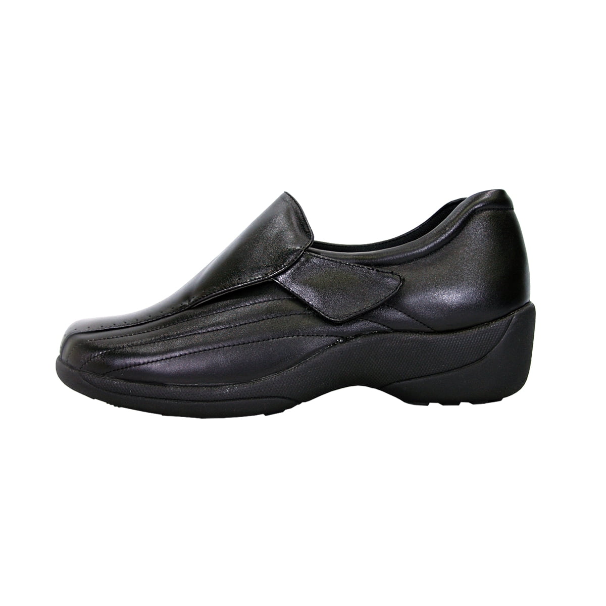 24 HOUR COMFORT Odele Wide Width Professional Sleek Shoe BLACK 8.5