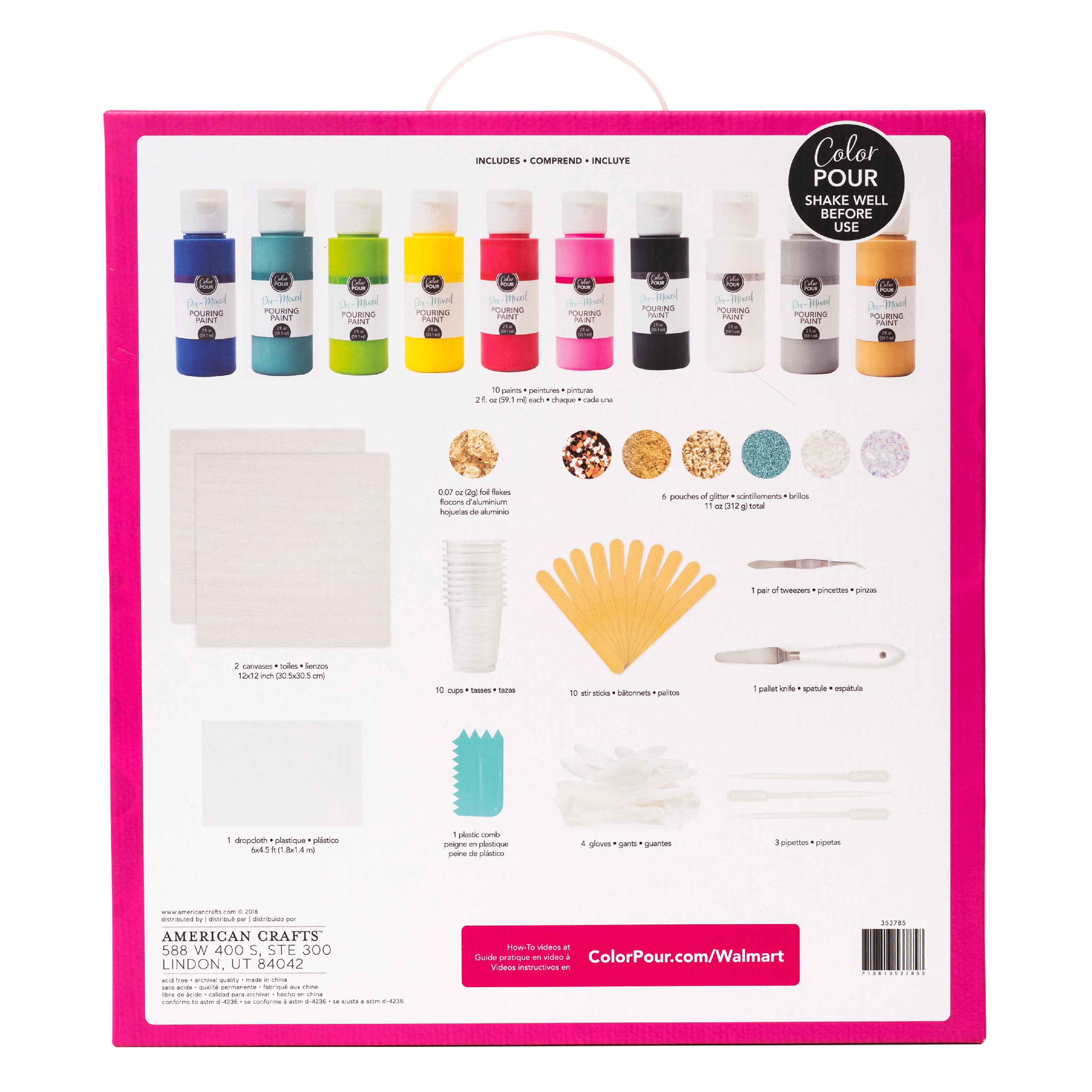 American Crafts Color Pour Pre Mixed Starter Kit