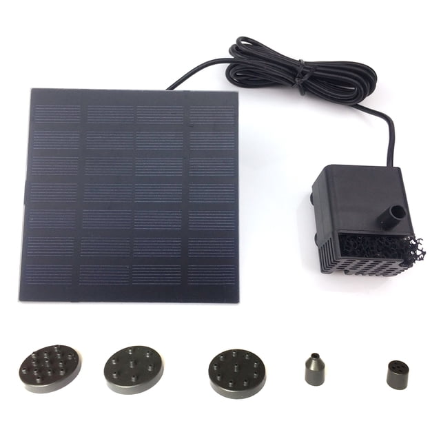 Solar Power Water Pump Solar Fountain Pump with Separate Solar Panel for Outdoor Small Pond Garden Fish Tank