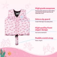 thumbnail image 6 of Boglia Kids Swim Vest,Toddlers Floaties Life Jacket Buoyancy Swimsuit with Adjustable Safety Strap for Boys Girls Swimming Training Aid,22-66lbs/1-6 Years, 6 of 7