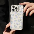 thumbnail image 2 of Funda Espacial Transparente Para iphone 14 Pro Max 11 13 12 7Plus X XS 8 7 Fashion More Flower cover, 2 of 4