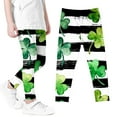 thumbnail image 7 of Cowsor Girls St Patrick's Day Printed Leggings Soft Stretch Comfortable Casual Pants For Daily Outdoor Wear, 7 of 7