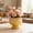💖Yellow_Hot#292, variant on Ceramic Flower Pot | Gradient Petal Planter | Streamlined Breathable Glossy Vessel for Small Succulents, Indoor Decor, Water Lily | Multicolor | 2.56 in.