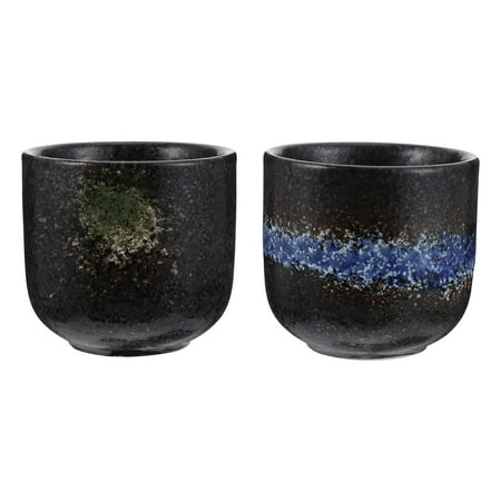 

2pcs 200ML Water Cups Ceramic Cups Restaurant Drinking Cups Water Containers