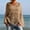 Tops-199Khaki, variant on Boho Tops for Women Oversized V-Neck Long Sleeve Tops Crochet Knit Sweater Tops Hollow out Detail Vacation Bohemian Wear