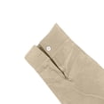thumbnail image 5 of Linen 2 Piece Sets for Men Button Down Long Sleeve Shirts with pocket Casual Loose Fit Trousers Summer Beach Daily Wear Outfits Clothing Sets for Men Khaki XL, 5 of 6