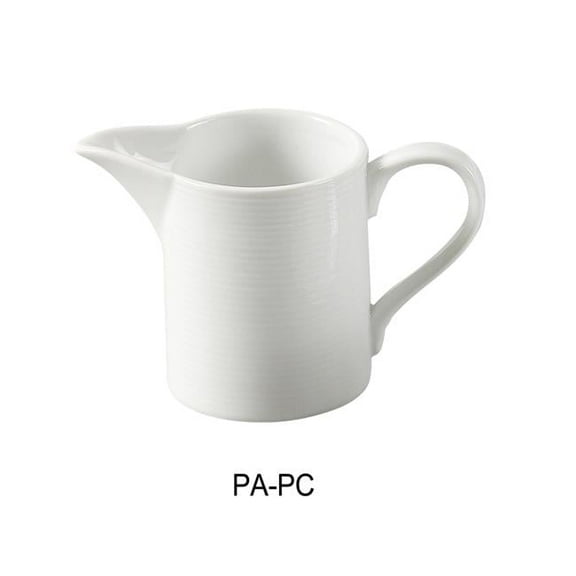 Yanco PA-PC 6.5 oz Porcelain Creamer, Super White - 3.5 x 3.125 in. - Pack of 36