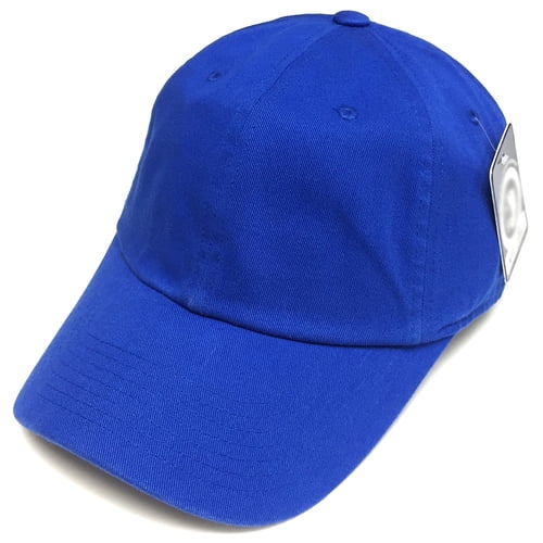 plain royal blue baseball cap