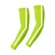 thumbnail image 1 of Mangas de brazo refrescantes, 1 par, con tira reflectante, unisex, ligeras, transpirables, multifuncionales, para golf, correr de noche, tenis. Amarillo Verde, 1 of 8