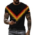 thumbnail image 4 of Women's Germany Football Graphic T-Shirt, Men's Soccer Graphic Print T-Shirt Casual Sportswear Top Athletic for Soccer Tournament 2026 Black Size: M, 4 of 4