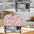 thumbnail image 3 of TSOVTHRID Pink Cherry Blossom Butterfly Print Microwave Oven Dust Cover with Handle Stain-Resistant Universal Toaster Oven Cover Oil-Proof Small Appliance Dust Covers, 20.9"W x 15.7"D x 12.4"H, L, 3 of 7