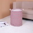 thumbnail image 6 of Clothes Hamper Bucket Laundry Storage Basket Washing Waterproof Cotton Linen 1PC, 6 of 6