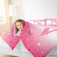 thumbnail image 4 of Feelyou Princess Monogrammed N Twin Comforter Sets, Kids Bow Letter Bedding Set, 2pcs, 4 of 8